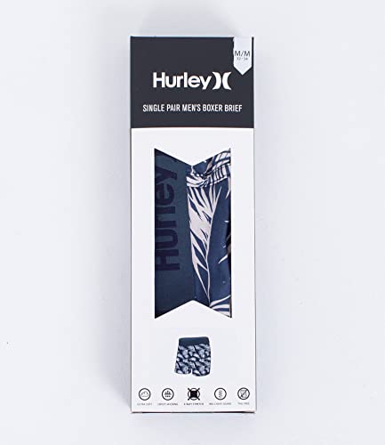 Hurley Herren Supersoft Printed Boxer 1 Stück Boxershorts, Armored Navy, S von Hurley