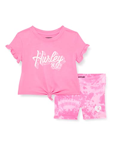 Hurley Hrlg Bike Short Set, rosa (Hyper Pink), 4 Jahre von Hurley