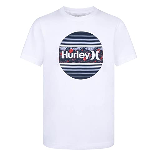 Hurley Jungen Hrlb American Floral Tee Tshirt, Black, 10 años von Hurley
