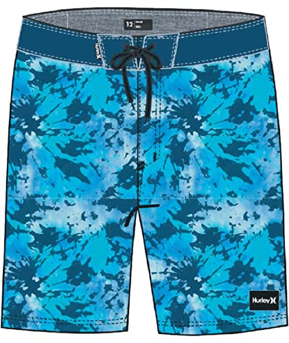 Hurley Jungen Hrlb Phantom Haleiwa Bds Board-Shorts, blau (Midnight Navy), 170 von Hurley