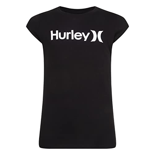 Hurley Mädchen Hrlg Core One & Only Classic T T-Shirt, schwarz, 10 años von Hurley