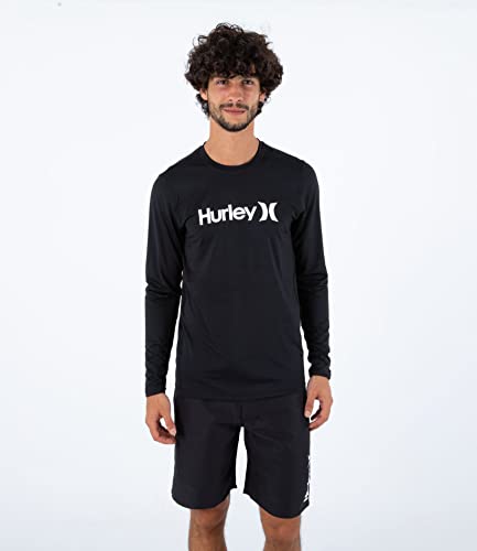 Hurley Unisex Oao Surf Ls Rash Guard Shirt, Onecolor, S EU von Hurley
