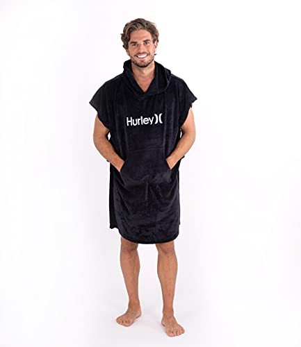 Hurley Unisex Oao Hooded Towel Rash Guard Set, Schwarz, Einheitsgröße EU von Hurley