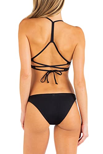 Hurley Damen W Moderate Btm Bikini Top, Newprint Or Black/Wht, S EU von Hurley