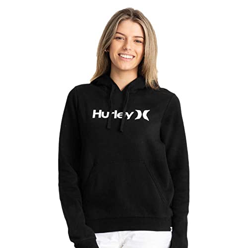 Hurley Damen Oao Core Hoodie Sweatshirt, Schwarz, L UK von Hurley