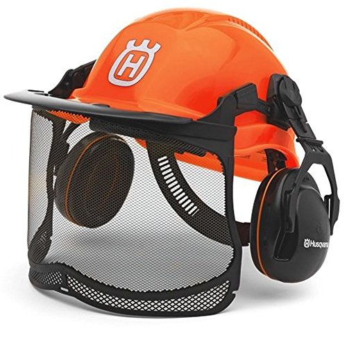 Original Husqvarna Waldarbeiterhelm, funktionell, mit Ultravision-Visier und Gehörschutz von Husqvarna