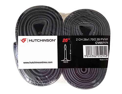 Hutchinson SNC Schlauch-Set MTB Standard SV/48 mm, Schwarz, 26 x 1.70-2.35 von Hutchinson