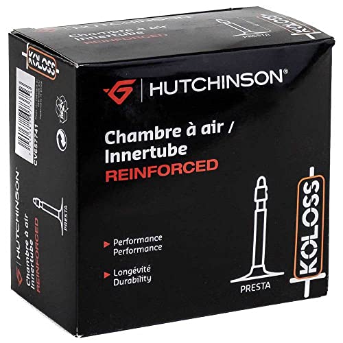 Hutchinson Haussmann Fahrradschlauch für Erwachsene, Unisex, Schwarz, 48 mm von Hutchinson