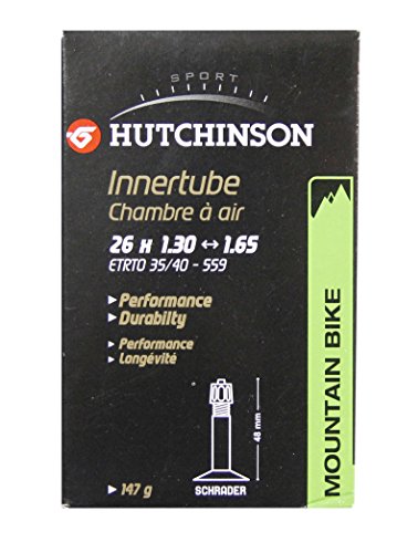 Hutchinson SNC Schlauch MTB Standard AV, Schwarz, 26 x 1.30-1.65" Schrader-Ventil 48 mm von Hutchinson