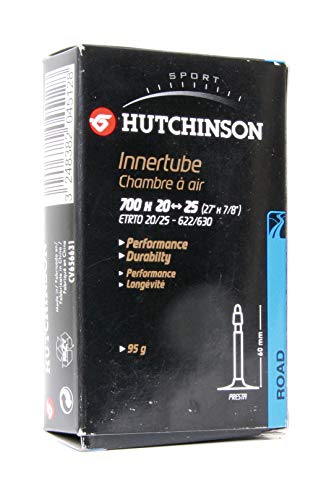 Hutchinson – Schlauch – Standard – Innertube – Widerstand und Schutz – Rennrad – Presta-Ventil – Dicke 0,9 mm – 80 mm – 700 x 25-30 von Hutchinson