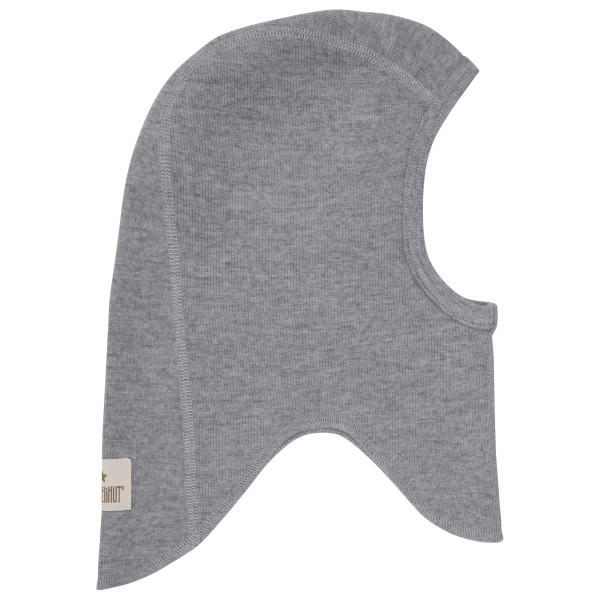 Huttelihut - Kid's Balaclava Wool Rib - Sturmhaube Gr 54 cm - 6-8 Years grau von Huttelihut