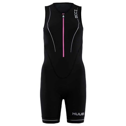Huub Damen Aura ärmelloser Trisuit, Schwarz/Violett von Huub