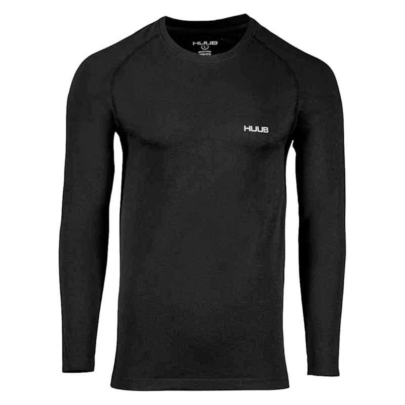 Huub Seamfree Long Sleeve T-shirt Schwarz M Mann von Huub