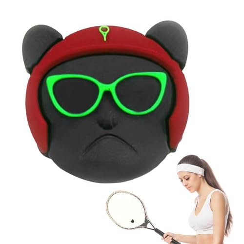 Tennis-Schläger-Stoßdämpfer, Silikon-Tennisschläger-Schutzstoßdämpfer, Cartoon-Tennis-Dämpfer zum Schutz der Gelenke des Ra von Huyeruie