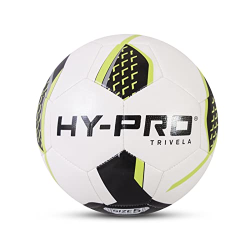 Hy-Pro Kinder Trivela Match Football Size 4, Neon Yellow and Black, 37 von Hy-Pro