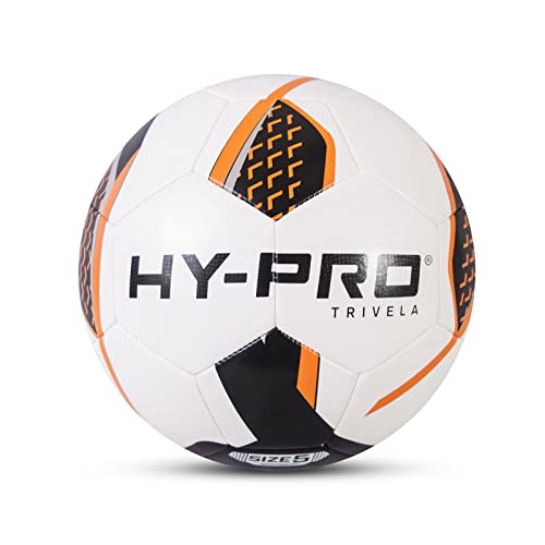 Hy-Pro Fußball, Rot/Schwarz/Orange, Trivela Size 4 von Hy-Pro