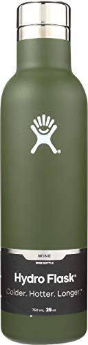 Hydro Flask Unisex – Erwachsene Wine Bottle Weinflasche, Olive, 739 ml von Hydro Flask