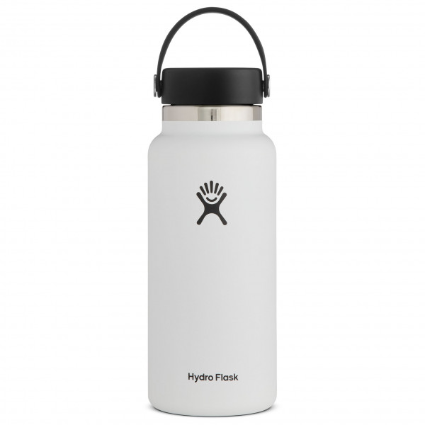 Hydro Flask - Wide Mouth With Flex Cap 2.0 - Isolierflasche Gr 1183 ml grau/weiß von Hydro Flask