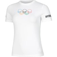 Hydrogen Olympic Skull Tech T-Shirt Damen in weiß von Hydrogen