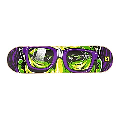 Centrano Unisex – Erwachsene Hydroponic Skateboard Deck, Rectangular Purple, 8.25" von Hydroponic