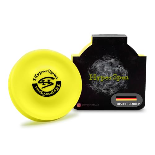 HYPERSPIN Mini-Frisbee - fliegt über 60 Meter weit - Trendsport, Outdoor-Spielzeug aus Silikon, die kleine neon Wurfscheibe ist der Neue Fun Sport klein u. passt in Jede Hosentasche von HYPERSPIN