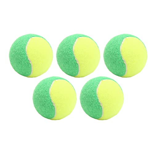 Hztyyier Tennisball-Set, Elastische Gummibälle, 5 Stück, Verschleißfest für Wasseraktivitäten (Grün) von Hztyyier