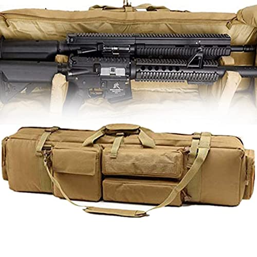 Gewehrrucksack Weiche Gewehrkoffer Gewehrkoffer Taktischer Gewehrkoffer, weiche Doppelgewehrtasche, taktischer Langgewehrrucksack, tragbarer Schrotflintenkoffer für die Aufbewahrung und den Transport von IBOWZ