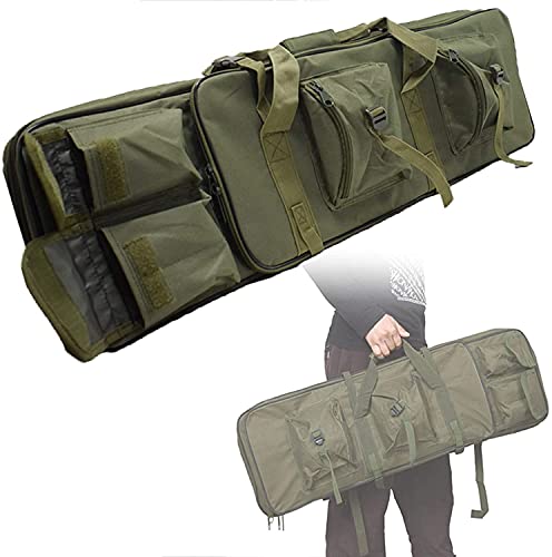 IBOWZ Gewehrrucksack Weiche Gewehrkoffer Outdoor Camping Shotgun Airsoft Gun Bag, mit Magazintaschen und Zubehörtaschen, Rucksack Pistole Shotgun Airsoft Case Aufbewahrung von IBOWZ