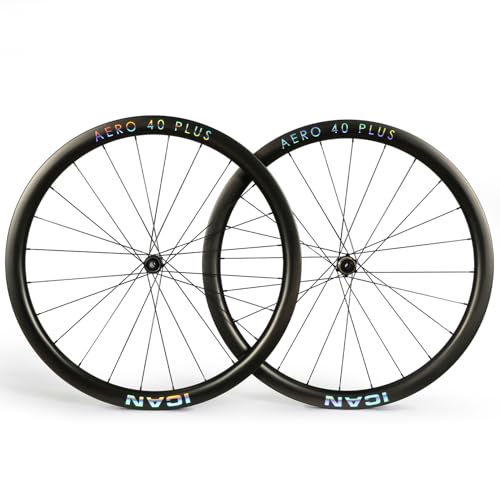 ICAN AERO 40 Plus Disc 1382g/ Carbon Rennrad Laufradsatz 23mm Innenbreite Center Lock von ICAN