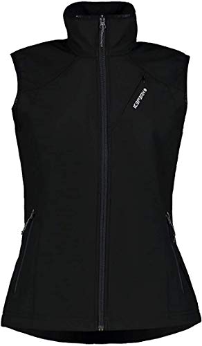 ICEPEAK Weste für damen BRUSH, schwarz, 40 von ICEPEAK