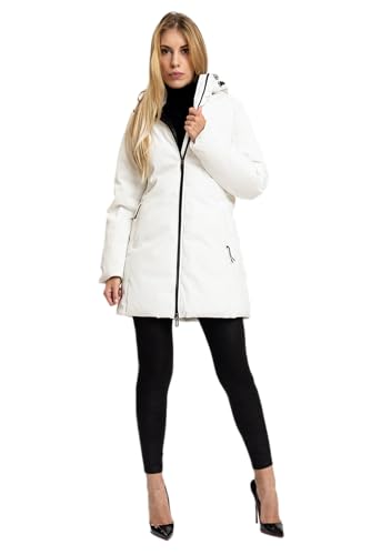 ICEPORT IPWJ06601-0003 LA VICKY WOMAN PADDED JACKET Jacket Damen BRIGHT WHITE Größe S von ICEPORT
