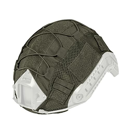 IDOGEAR Taktische Helmtasche für Schnellhelm Helmhülle, für Airsoft-Helm, Größe M/L, Militär, Paintball, Jagd, Schießausrüstung – 500D Nylon – ohne Kopfhörer (Ranger Green) von IDOGEAR