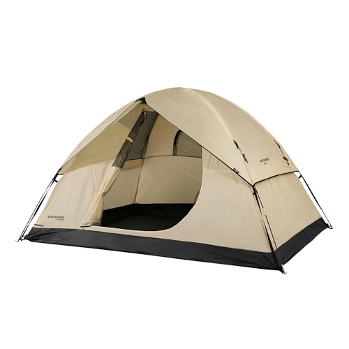 IDOOGEN Campingzelt 2/4/6 Personen Zelte für Camping Kuppelzelt, einfach aufzubauen, leichtes Campingzelt, tragbares Campingzelt für Outdoor und Rucksackreisen von IDOOGEN