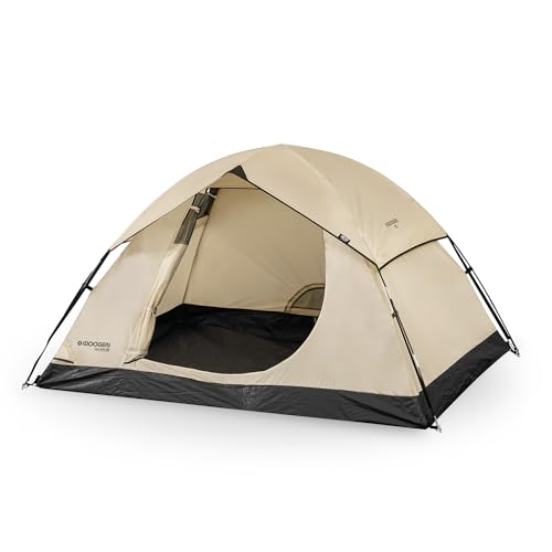 IDOOGEN Zelte für Camping 2/4/6 Personen Camping Kuppelzelt, einfach aufzubauen, leichtes Campingzelt, tragbares Campingzelt für Outdoor und Rucksackreisen von IDOOGEN