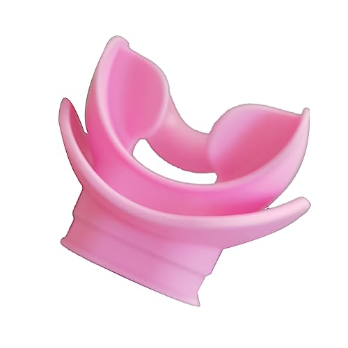 IEW 1 x formbares Silikon-Tauchmundstück, Wasserschnorchelventil, zum Atmen, Pink von IEW
