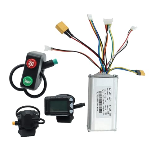 IEW 36 V 250 W Elektroroller-Controller + LCD-Display + Bremse + Schalter-Kit Ersatzzubehör passend für Kohlefaser-E-Scooter-Fahrradausrüstung von IEW