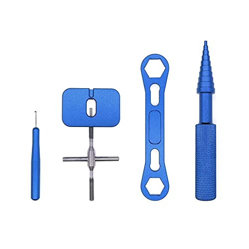 IEW Reel Repair Tool Kit für Angelrolle Wartung Spule Demontage Schraubenschlüssel Blau von IEW