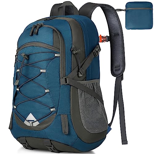 IGOLUMON Wanderrucksack Herren Damen 40L Wasserdichter Rucksack Leicht Faltbarer Reiserucksack Trekkingrucksack mit Reflexstreifen Für Radfahren, Klettern, Bergsteigen und Reisen Sport von IGOLUMON