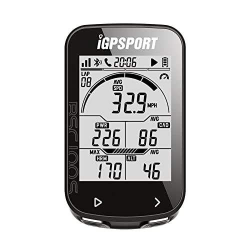 GPS Fahrradcomputer mit ANT + Funktion Radfahren Computer Unterstützung Pulsmesser und Geschwindigkeit Kadenz Sensor Anschluss von iGPSPORT