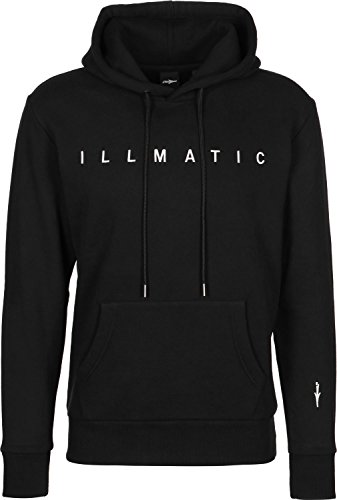 Illmatic Herren Word Hoodie, schwarz, XL von Illmatic