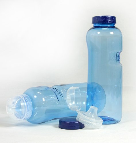 2 x Trinkflasche 0,75L mit Sportdeckel Wasserflasche aus Tritan (Bisphenol A frei) von Greiner