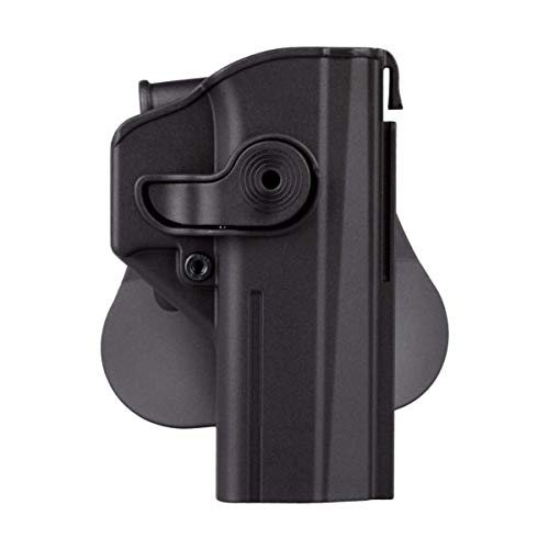 IMI Defense CZ Shadow 2 gun holster, Level 2 safety retention, trriger guard lock w 360 ROTO paddle polymer holster fits P-09 von IMI Defense