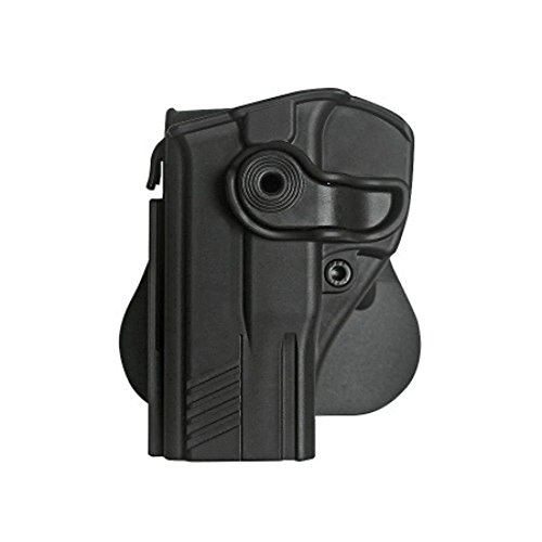 Roto Holster für CZ 75/75B COMPACT/75B Omega (9 mm/.40), mit abnehmbarem Magazintasche, Schwarz von IMI RSR Defense