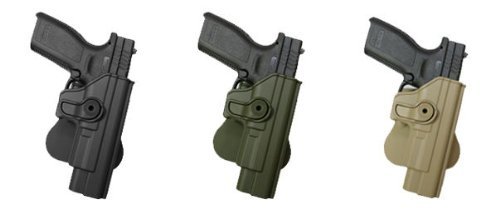 Verdeckte Carry Pistole Hand Gun Polymer Retention Roto Holster SPRINGFIELD XD 9 mm/.40/Oregano, XDM 9 mm, HS2000 Black IMI RSR Defence Gun/Pistol Holster von IMI RSR Defense