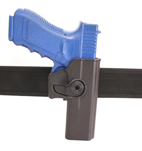 IMI Defense Gürtelholster mit Verlustsicherung / Größe 5: Walther P99,P99C, schwarz, rechts von IMI
