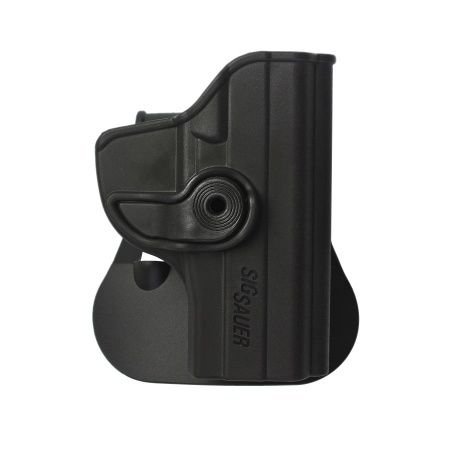 IMIIsrael Sig Sauer P239 .357 Polymer Retention Roto Pistolenholster schwarz und ein echtes IGWS-Ohrenstöpsel-Set. von IMIIsrael