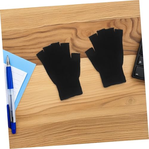 IMIKEYA Halbfingerhandschuhe Für Schreibhandschuhe Für Halbfinger Winterhandschuhe Kinderfäustlinge Strickfäustlinge Für Halbfingerhandschuhe Fahrradhandschuhe Für Weiche von IMIKEYA
