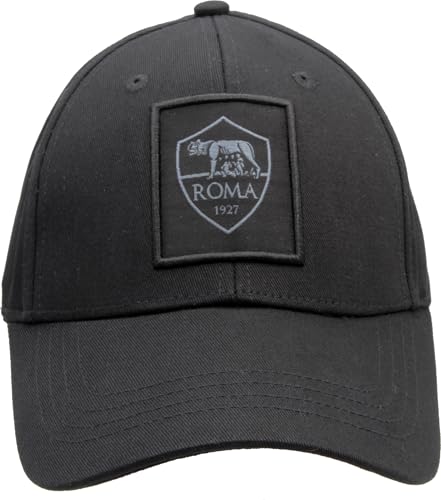 IMMA AS Roma Crest Patch On Cotton Cap - Schwarz von AS Roma
