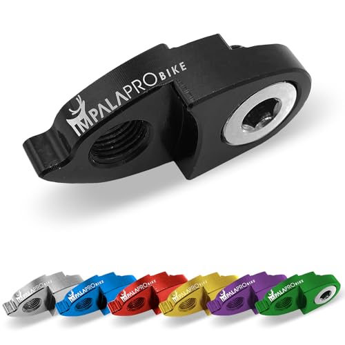 IMPALAPRO Bike Fahrrad Schaltwerk Link Hanger Extender - Schaltauge für Mountainbike - Schalthaken-Verlängerung - Derailleur Hanger - Schaltwerk Adapter - Fahrrad Hanger Extender (Schwarz) von IMPALAPRO