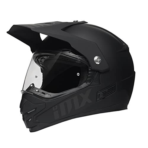 IMX RACING MXT-01 Offroad Motorradhelm | 2 Schalengrößen und 3 EPS-Größen | Glas mit UV-Filter und Sonnenblende | Herausnehmbares Innenfutter von IMX RACING